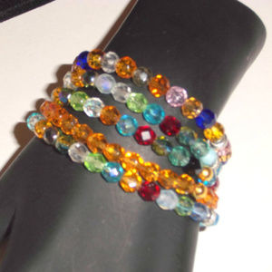 Stretchy Bracelet about 6 1/2 inches around